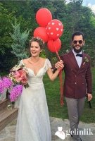 Burcu Biricik Gelinlik Modeli