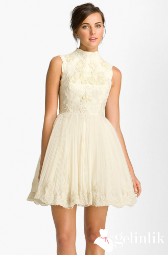 Kolsuz, Kısa Gelinlik Modeli