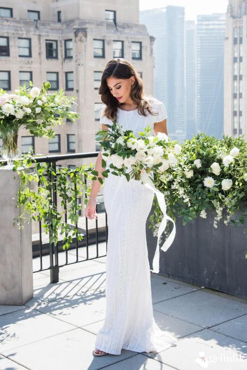 Sade Balık Model Gelinlik